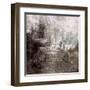 Black And White Square 2-Renate Holzner-Framed Art Print