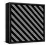 Black And White Stripe Pattern-Maksim Krasnov-Framed Stretched Canvas