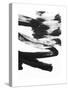 Black and White Strokes 5-Iris Lehnhardt-Stretched Canvas