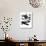 Black and White Strokes 5-Iris Lehnhardt-Art Print displayed on a wall