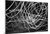 Black and White Swirls-null-Mounted Poster