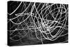 Black and White Swirls-null-Stretched Canvas