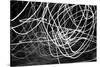 Black and White Swirls-null-Stretched Canvas
