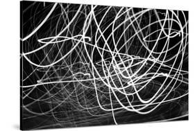 Black and White Swirls-null-Stretched Canvas