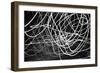 Black and White Swirls-null-Framed Photo