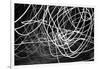 Black and White Swirls-null-Framed Photo