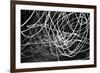 Black and White Swirls-null-Framed Photo