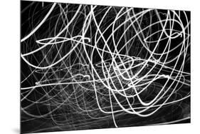 Black and White Swirls-null-Mounted Photo