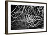 Black and White Swirls-null-Framed Photo