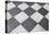 Black And White Tiled Floor-landio-Stretched Canvas