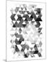 Black And White Triangles-OnRei-Mounted Art Print