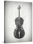 Black and White Violin-Dan Sproul-Stretched Canvas