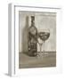 Black and White Wine Series II-Jennifer Goldberger-Framed Art Print