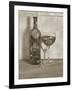 Black and White Wine Series II-Jennifer Goldberger-Framed Art Print