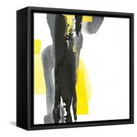 Black and Yellow II v2-Chris Paschke-Framed Stretched Canvas