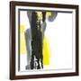 Black and Yellow II v2-Chris Paschke-Framed Art Print