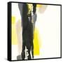 Black and Yellow II-Chris Paschke-Framed Stretched Canvas
