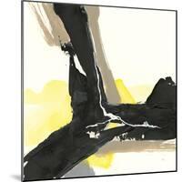 Black and Yellow III-Chris Paschke-Mounted Art Print