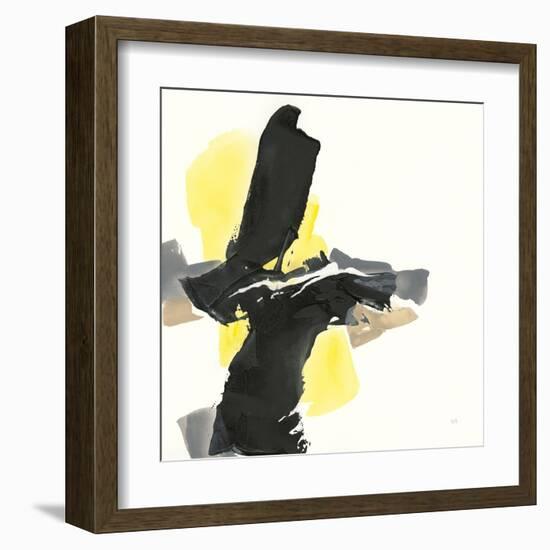 Black and Yellow IV-Chris Paschke-Framed Art Print