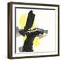 Black and Yellow IV-Chris Paschke-Framed Art Print