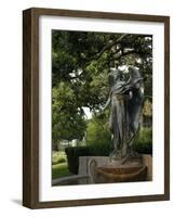 Black Angel Sculpture, Council Bluffs, Iowa-Keith & Rebecca Snell-Framed Photographic Print