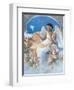 Black Angel with Dove-unknown Chiu-Framed Art Print