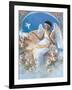 Black Angel with Dove-unknown Chiu-Framed Art Print