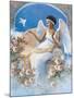 Black Angel with Dove-unknown Chiu-Mounted Art Print