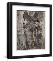 Black Angel-null-Framed Art Print