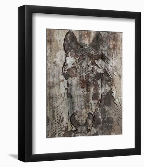 Black Angel-null-Framed Art Print