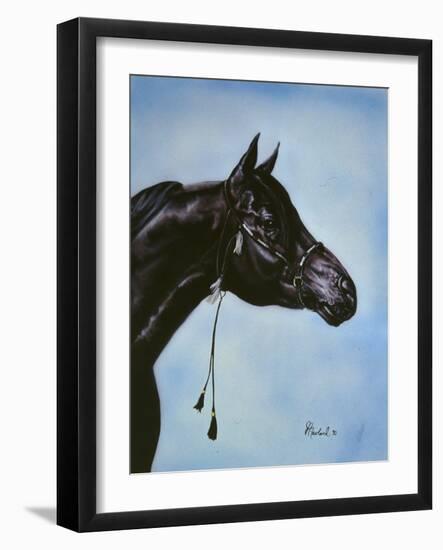 Black Arabian-Jenny Newland-Framed Giclee Print