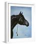 Black Arabian-Jenny Newland-Framed Giclee Print