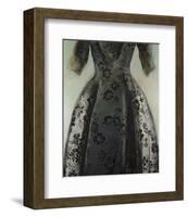 Black Balenciaga Dress-Richard Nott-Framed Art Print