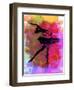 Black Ballerina Watercolor-Irina March-Framed Art Print