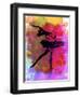 Black Ballerina Watercolor-Irina March-Framed Art Print