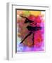 Black Ballerina Watercolor-Irina March-Framed Art Print