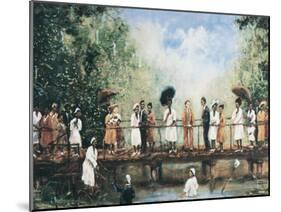 Black Baptism-unknown unknown-Mounted Art Print