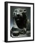 Black Basalt Statue Depicting Lion, from Byblos-null-Framed Giclee Print