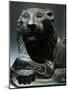 Black Basalt Statue Depicting Lion, from Byblos-null-Mounted Giclee Print