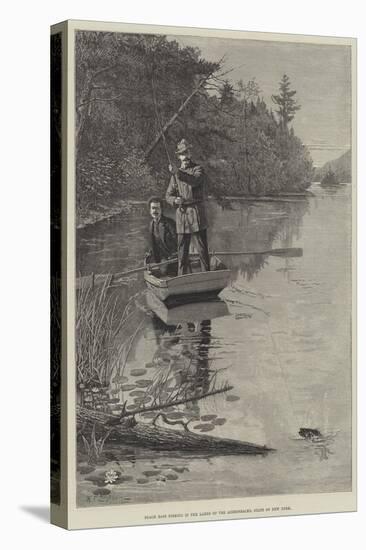 Black Bass Fishing in the Lakes of the Adirondacks, State of New York-Rufus Fairchild Zogbaum-Stretched Canvas