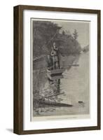 Black Bass Fishing in the Lakes of the Adirondacks, State of New York-Rufus Fairchild Zogbaum-Framed Giclee Print