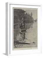 Black Bass Fishing in the Lakes of the Adirondacks, State of New York-Rufus Fairchild Zogbaum-Framed Giclee Print