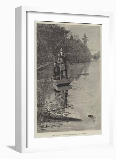 Black Bass Fishing in the Lakes of the Adirondacks, State of New York-Rufus Fairchild Zogbaum-Framed Giclee Print