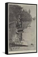 Black Bass Fishing in the Lakes of the Adirondacks, State of New York-Rufus Fairchild Zogbaum-Framed Stretched Canvas