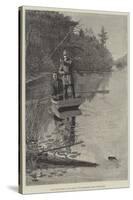 Black Bass Fishing in the Lakes of the Adirondacks, State of New York-Rufus Fairchild Zogbaum-Stretched Canvas