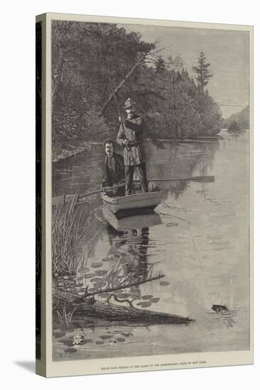 Black Bass Fishing in the Lakes of the Adirondacks, State of New York-Rufus Fairchild Zogbaum-Stretched Canvas