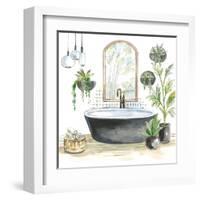 Black Bathtub II-Silvia Vassileva-Framed Art Print