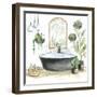 Black Bathtub II-Silvia Vassileva-Framed Art Print