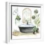 Black Bathtub II-Silvia Vassileva-Framed Art Print