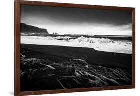 Black Beach-Philippe Sainte-Laudy-Framed Photographic Print